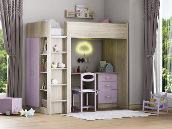 Кровать-чердак "Теремок 3"