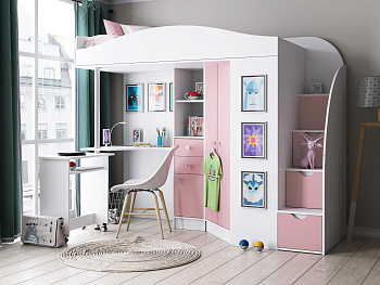 Кровать-чердак "Теремок 1 Гранд"