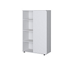 Шкаф комбинированный ДЕЛЬТА Лофт 13 White (Белый - )
